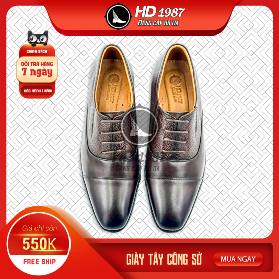 Giày Nam Công Sở  Classic Chuẩn Cho Các Quý Ông - MS: 1989