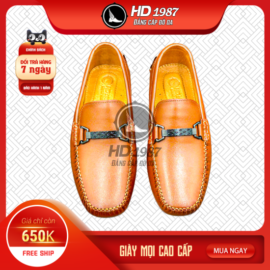 Giày Mọi Cao Cấp HD1987 Khoá Cao Cấp - Ms 1995