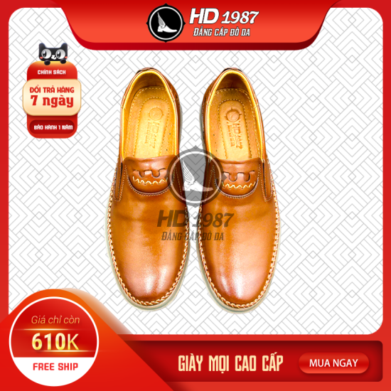 Giày Mọi Cao Cấp Tăng Chiều Cao Hoạ Tiết Sang Trọng HD-1987   - Ms 1991