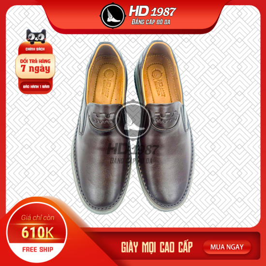 Giày Mọi Cao Cấp Tăng Chiều Cao Hoạ Tiết Sang Trọng HD-1987   - Ms 1991