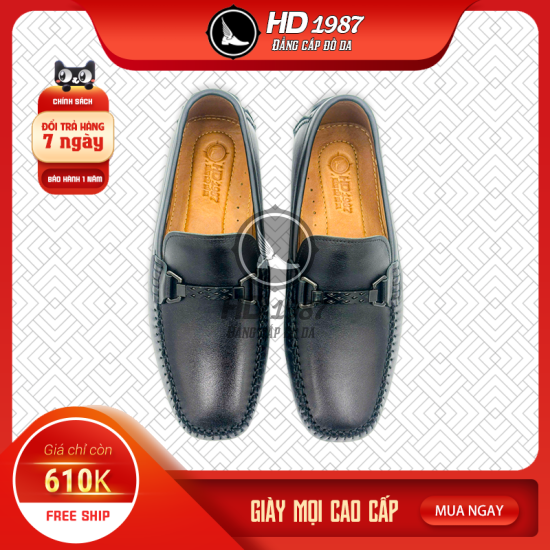 Giày Mọi Cao Cấp HD1987 Khoá Cao Cấp - Ms 1995
