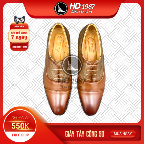 Giày Nam Công Sở  Classic Chuẩn Cho Các Quý Ông - MS: 1989
