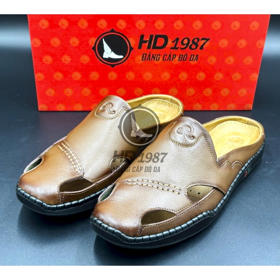 Giày Sabo Da Cao Cấp HD-1987  Hoạ Tiết Độc Quyền - Ms 2010